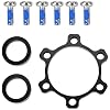 Boost Hub Adapter Front 15 x 100 mm to 110 Axle Adapter 100 mm to 110 mm Aluminium Bicycle Hub Adapter with Screws and Washers for Front Wheel Front 100 x 15 to 110 x 15