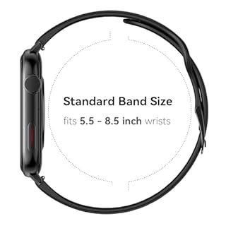 COCO Emergency Alert Smartwatch for Seniors – Fall Detection, SOS Call, Heart Rate & SpO2 Monitor, Medication Reminder, Bluetooth Calling, Caregiver App, BT2-X (2026) (Black)