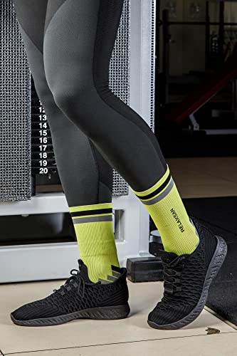 Relaxsan Sport Socks for Men and Women Made in Italy - Short Socks Unisex - Ribbed Knit - Breathable, Thermoregulating - 8014