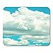 Produktbild Mauspads Klarer blauer Luft Metaphysischer bewölkter türkisfarbener Himmel mit weißen Wolken Helles Klima Mauspad für Notebooks, Desktop-Computer Mausmatten, Büromaterial