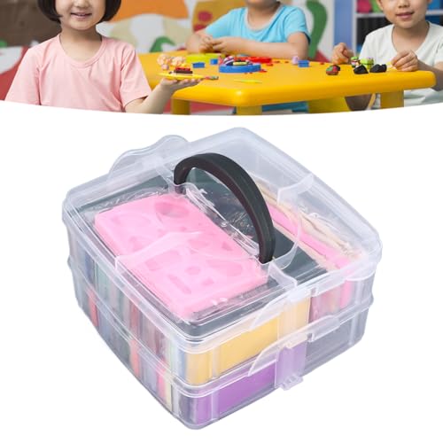 Kit De Argila De Polímero, Kit De Argila De Polímero De 42 Cores Com Molde De Silicone E 5 Ferrament