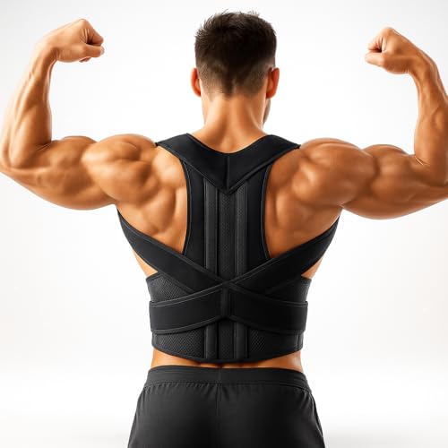 Colete Corretor Postural Ortopédico Unissex Ajustável Premium - A...