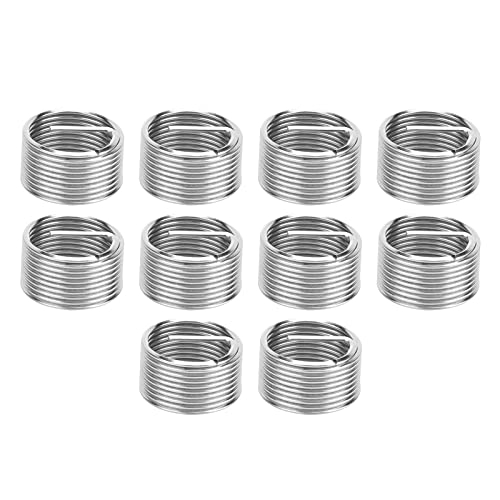 Kit de Reparo de Rosca de Bucha de Parafuso de Inserção de Fio de 10 Unidades M18x1.5x1D