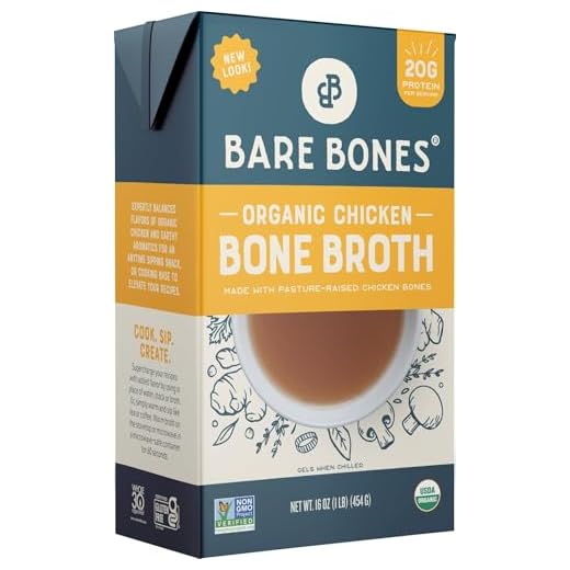 Bare Bones, Organic Chicken Bone Broth, 16 Ounce