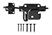 AjustLock Black Slide Bolt Lock (Zinc)