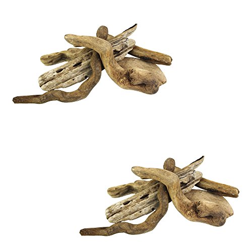 12 Pieces Of 4"-6" Natural Pacific Driftwood For Aquarium Décor, Terrariums, Arts & Crafts And Reptile Habitats #TOP19