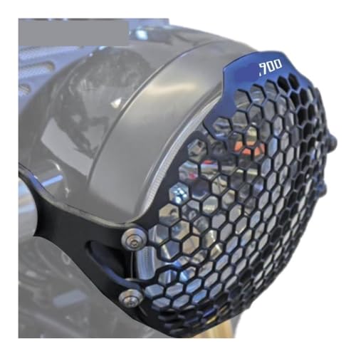 Protection phare moto XSR900 anti fissure avec grille acier - 2