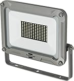 Brennenstuhl Projecteur LED JARO 7050/Spot LED pour une utilisation en extérieur (Projecteur extérieur pour montage mural 80W en aluminium, IP65) 7100 lm Gris