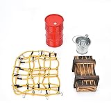 Kit de accesorios RC mejorado diseñado para autos de control remoto a escala 1/10 y 1/8 rendimiento mejorado piezas de repuesto duraderas herramientas esenciales accesorios de mantenimiento actualizaciones de carreras todoterreno compatibles con modelos populares conjunto de mejora de equipo para aficionados