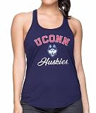 Women's UConn Huskies Tailgate Racerback Tank Top NCAA Licensed Shirt