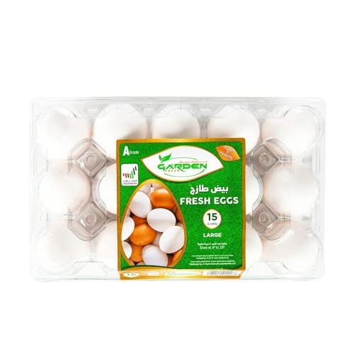 Garden Fresh White Eggs Large 15pcs