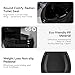 YASFEL Standard Universal elongated Toilet Seat,Soft Close,Ergonomic Toilet Bowl Seat,Fits for Standard elongated with Thickened Plastic Lid (18.5'', Black)