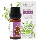 Essences Bulgaria Olio Essenziale di Timo Biologico 10 ml | Thymus vulgaris | 100% Puro e Naturale | Non Diluito | Grado Terapeutico | Fattoria a Conduzione Familiare | Distillato a Vapore | Non OGM