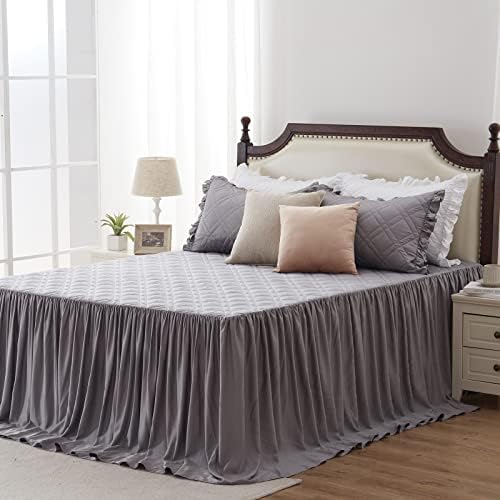 Simple\u0026Qpulence Ruffle Skirt Bedspread 