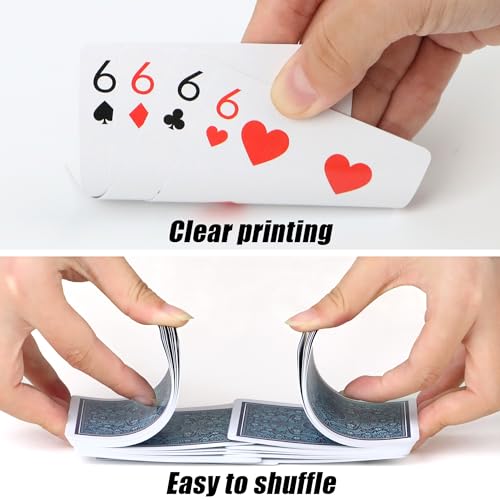 Image of Playing Cards,Decks of Cards,Playing Card 2 Pack for Adults,Poker Cards Professional,Standard Poker Size Card,Playing Card Set for Game Night,Pinochle,Cartas,Magic Props,Go Fish