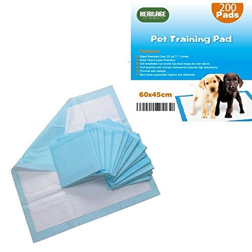 Tapis de toilette pour chien High Q 60x45cm - Finis les sols mouillés avec 200 pads étanches
