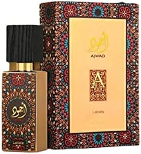 Lattafa Ajwad Eau De Parfum Spray for Unisex, 2.0 Ounce