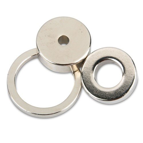 Vierkante magneet 100,0 x 50,0 x 40,0 mm N40 nikkel - houdt