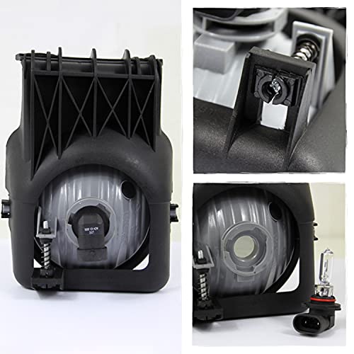 Akkon - For Gmc Sierra Pickup Truck Bumper Driving Smoked Fog Lights Driver/Passenger Lamps With Switch/Bulbs #TOP2