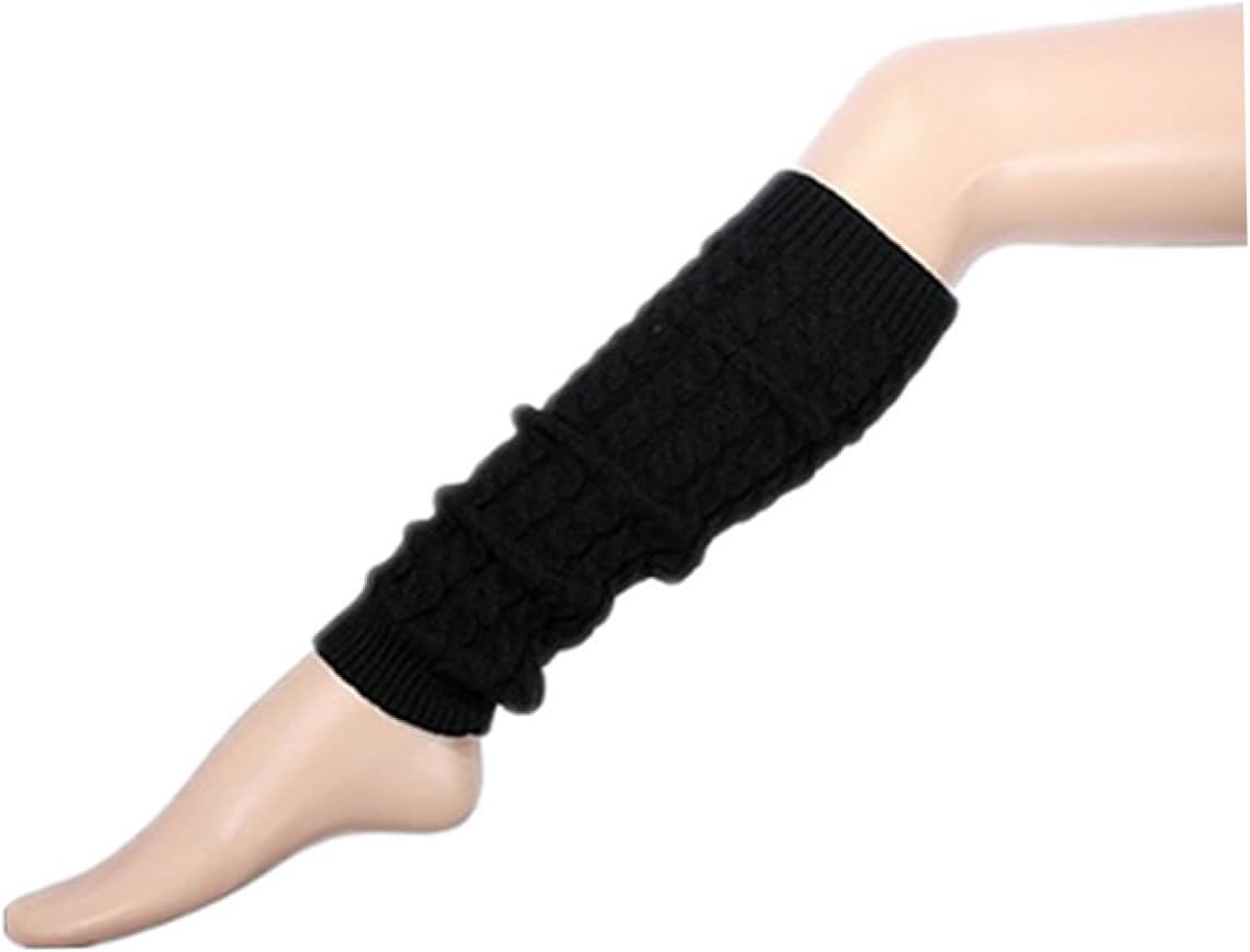 LIFKOME 3pcs Pair of Lady Socks Button Leg Warmers Crew Socks Fuzzy for Women Wide Material