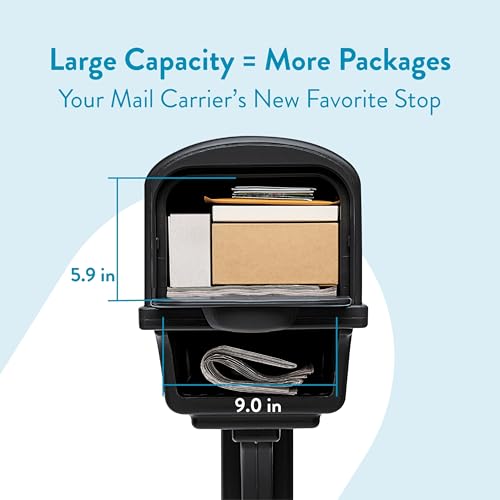 image for Architectural Mailboxes Gentry Plastic, Dual Access, Mailbox and Post 