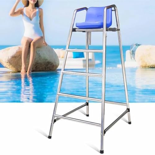 RayGenius Equipo de Salvamento para natación - Silla Comercial para socorrista de Piscina, Interior Exterior Playa/Silla para socorrista, para árbitro de observación,201-1.2M