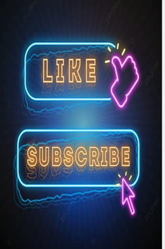 Preisvergleich Produktbild Like and Subscribe Neon Notebook