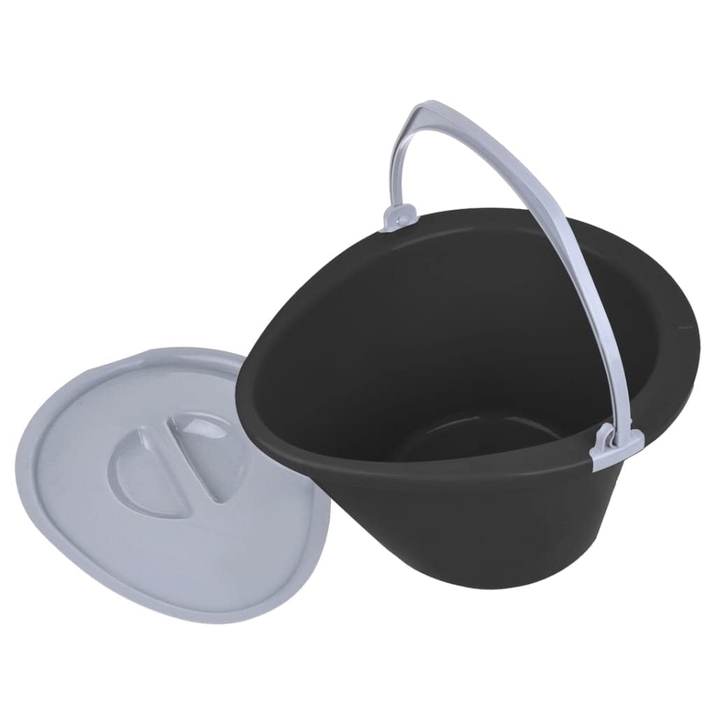 PRO PLUS Toilettes de Camping - Seau Portable avec siège et Couvercle - Compost de 7 l