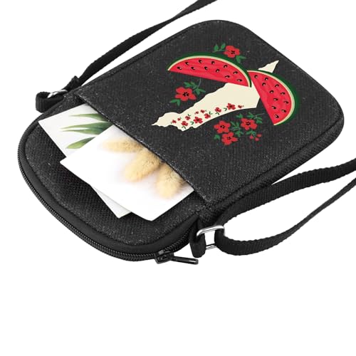 Image of JXGZSO Watermelon Palestine Tote Bag - Free Palestine Flag Shopping Bag Support Gift