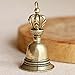 BELOWSYALER Hand Bell - Brass Call Bell Alarm for Service, Dinner, Christmas