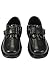 French Toast Boys Shoes - Kids Oxford School Uniform Loafer Church Dress Shoes Slip-On Faux-Leather (Size 5 Toddler) (Black)
