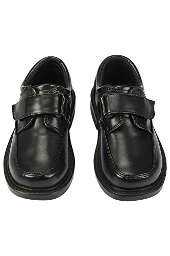 Image of French Toast Boys Shoes - Kids Oxford School Uniform Loafer Church Dress Shoes Slip-On Faux-Leather (Toddler-Big Kid) (Black)