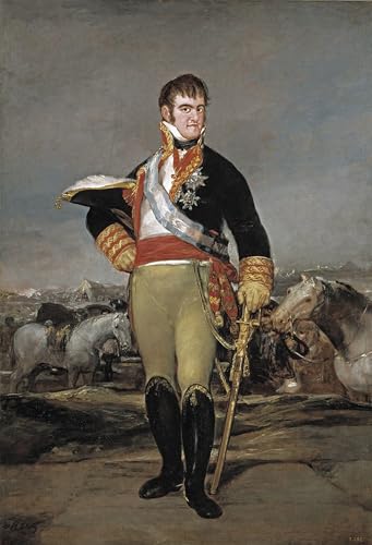 Affiche Goya Ferdinand VII grande toile de peinture moderne pour créer un salon élégant