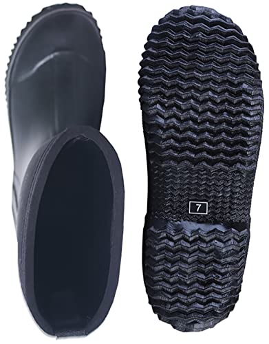 TENGTA Men's Waterproof Fishing Hunting Boots Durable Insulated Rubber Neoprene Rain Boots Womens Winter Snow Work Shoes3