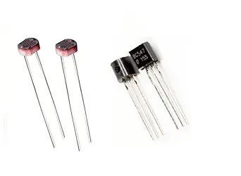 SOOTRA Vary Useful Combo of 2pcs BC547 Transistors & 2pcs LDR Sensor Photoresistor Pair of (2pc each)