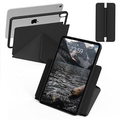 JKSML for iPad (A16) 11th Generation Case 11 Inch 2025/iPad 10th Generation Case 10.9 Inch 2022 with Pencil Holder, Bumper Frame Only [No Back Cover], Lightweight & Cooling Cover for Gaming, Black