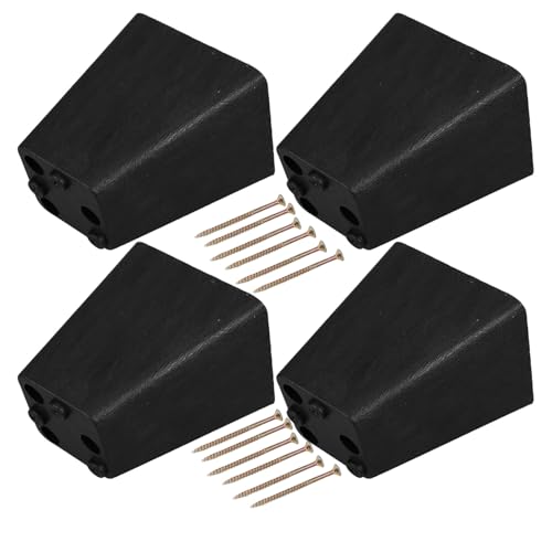 Kisangel Patas de Sofá de Plástico 9,3 Cm de Alto, Juego de 4 Patas Repuesto para Muebles, Antideslizantes, Resistentes al Agua, para Sofá, Cama, Armario, Uso en Hogar, Oficina y