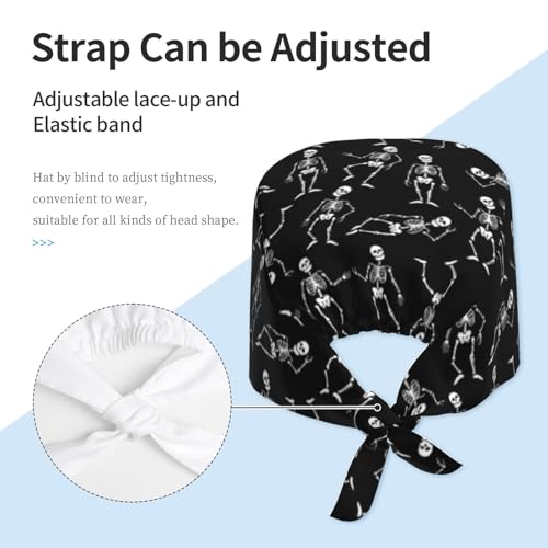 Image of Unisex Adjustable Surgical Sweatband - Elastic Bandage Cap - Scrub Caps for Nurse Working Cap