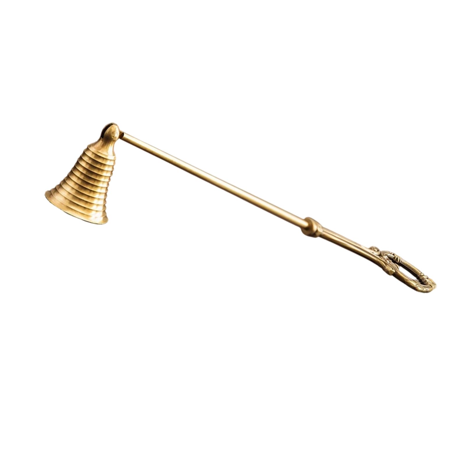 YROHGKPN Brass Candlesnuffers Wicks Snuffer Accessory, Extinguish Flame Safely with Long Handle Putting Out Snuffer Extinguishers with Long Handle