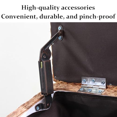 Banc de rangement en rotin pour optimiser une entrée encombrée