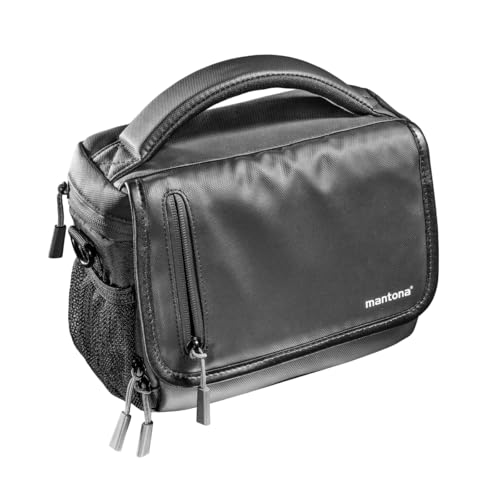mantona Sac pour Drone DJI Spark ▼ Espace pour DJI Spark, Manette, Chargeur de Batterie, 2 Batteries, Smartphone et Accessoires. Sac à bandoulière, étanche, étui, étui, Drone, Sac