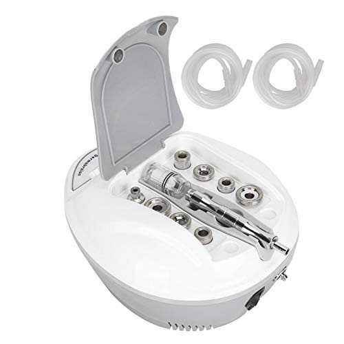 Máquina esfoliante facial com diferentes funções, máquina de microdermoabrasão, nove cabeças microcr