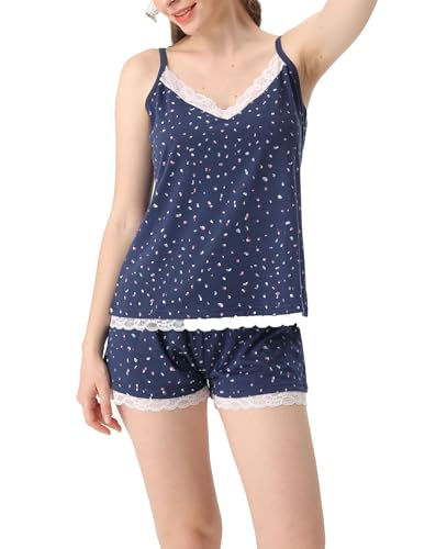 Pyjamas col en V femmes : ensemble débardeur confortable pour vos nuits sereines