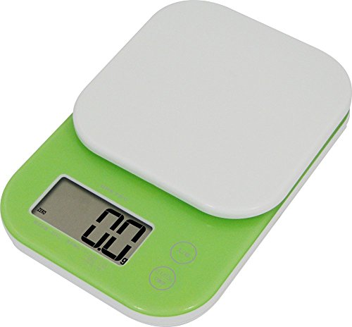 Balanza digital 0.1g Dretec Jerry KS-243GN verde con pantalla de pesaje horizontal de 2kg