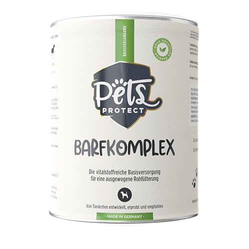 BARFKOMPLEX für Hunde | Natürlicher Barf Zusatz | Rundumversorgung für artgerechte & ausgewogene Rohfütterung | Reich an Vitaminen & Mineralien | Ohne künstliche Zusätze | 500g | Deutsche Herstellung