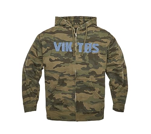 VIKTOS Men's Burnished Lightweight Stylish Soft Cotton/Polyester Fleece Zip Up Tactical Hoodie | Relaxed Fit