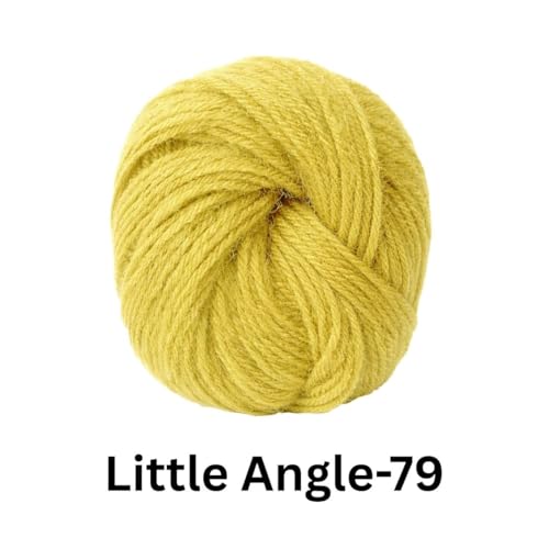 Image of VCR 4 Ply Butter Milk Little Angle Yarn, 25 Grams, 92 Meters Length, 100% Acrylic Soft Baby Knitting Yarn for Crochet, Newborn Sweaters, Soft Baby Socks, Mittens and Leggings, Pack of 1