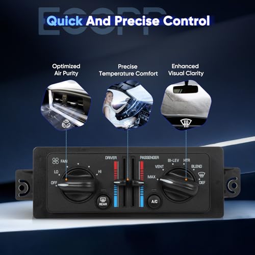 Image of ‎ECCPP Climate Control Module for Buick fit Century 1997-2005 3.1L 599199