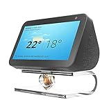 RLTech Soporte para Echo Show 8, Soporte Completo Acrílico Transparente para Echo Show 8