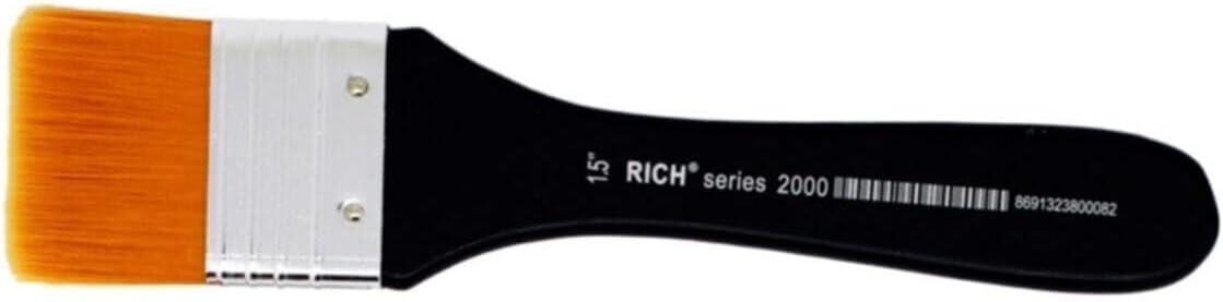 Rich 2000 Serisi No1,5 Sar  Sentetik, Siyah Sapl  Zemin F r as